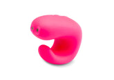 Gring Neon Rose Finger Vibrator with Remote Control Pink Finger Stimulator